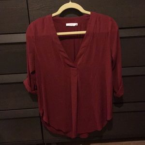Maroon blouse